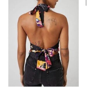 NWT Free People Seraphina Halter Top